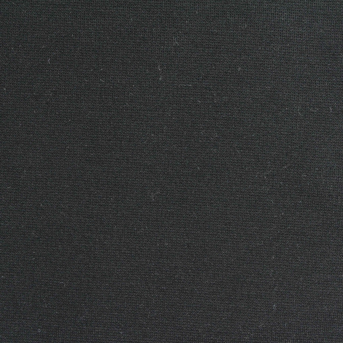 Viscose Nylon Stretch Ponte Knit Fabric, 330 gsm — Black