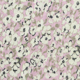 White Flowers Jersey Knit, Cotton