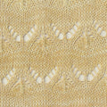 Jacquard Polyester Cotton Pointelle Knit Fabric, 270 gsm, 160 cm — Beige