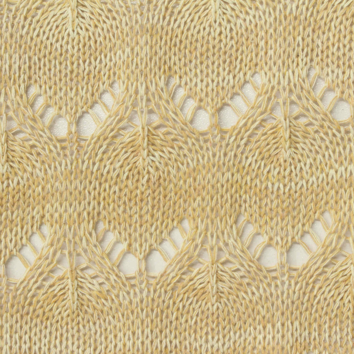 Jacquard Polyester Cotton Pointelle Knit Fabric, 270 gsm, 160 cm — Beige