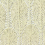 Cream Openwork Pointelle Knit, Poly-Cotton