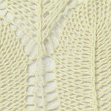 Cream Openwork Pointelle Knit, Poly-Cotton — texture