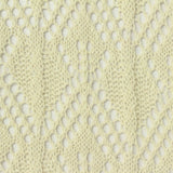 Cream Openwork Pointelle Knit, Poly-Cotton