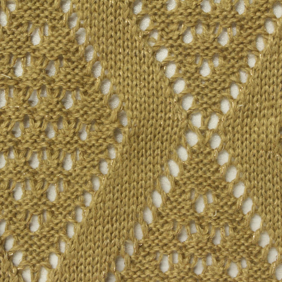 Gold Openwork Pointelle Knit, Polyester