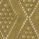 Gold Openwork Pointelle Knit, Polyester