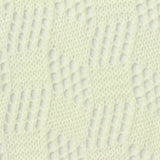 Cream Openwork Pointelle Knit, Acrylic
