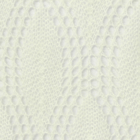 Cream Openwork Pointelle Knit, Polyester, 150 gsm