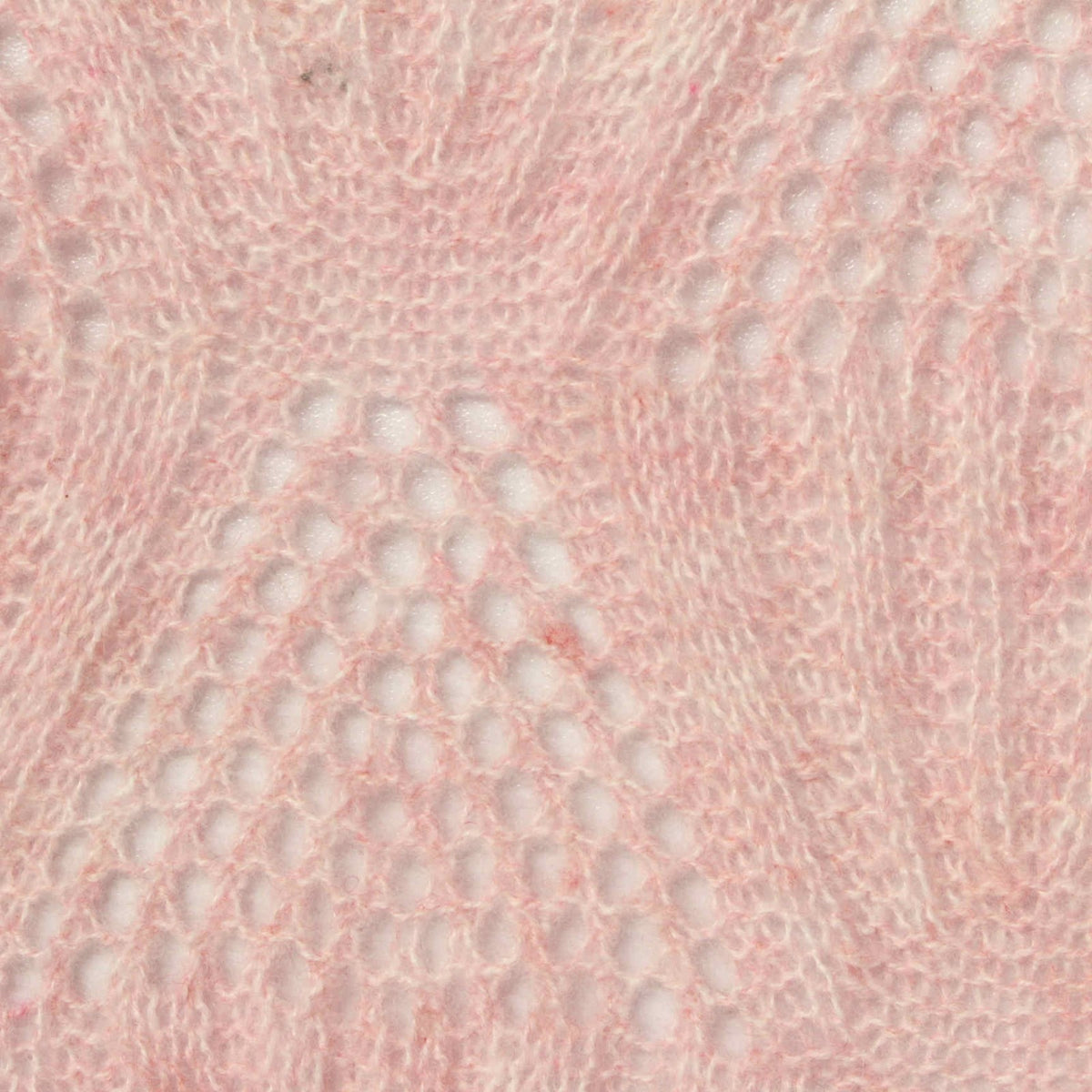 Light Pink Openwork Pointelle Knit, Polyester
