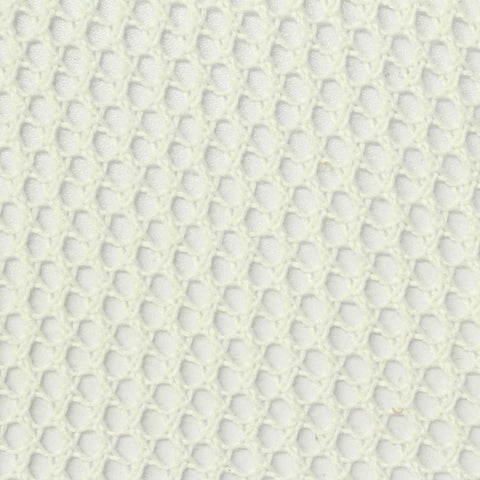 Jacquard 100% Polyester Pointelle Knit Fabric, 200 gsm, 160 cm — White