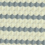 Cream Horizontal-Stripe Jersey Knit, Poly-Cotton — texture