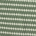 Striped Polyester Cotton Stretch Jersey Knit Fabric, 200 gsm, 150 cm — Green