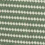 Striped Polyester Cotton Stretch Jersey Knit Fabric, 200 gsm, 150 cm — Green