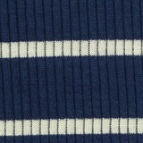 Off-White Horizontal-Stripe Rib Knit, Poly-Viscose — texture