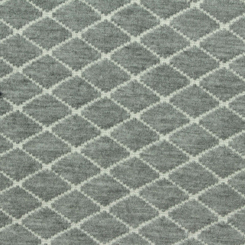Grey Diamond Interlock Knit, Polyester