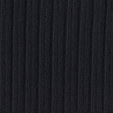 Dark Grey Pinstripe Rib Knit, Polyester