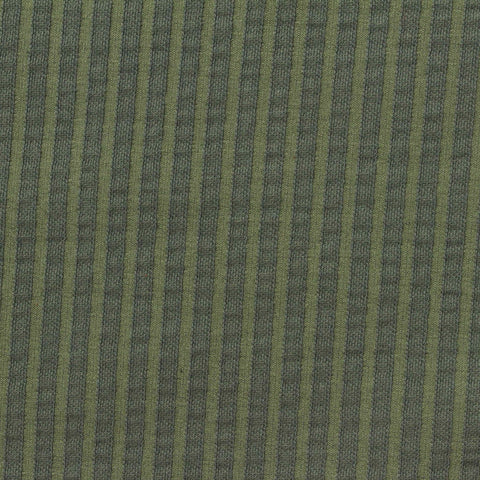 Jacquard Cotton Polyester Jersey Knit Fabric, 165 gsm, 154 cm — Green