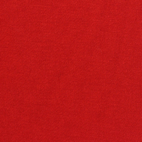 Viscose Polyester French Terry Fabric, 280 gsm, 170 cm — Red