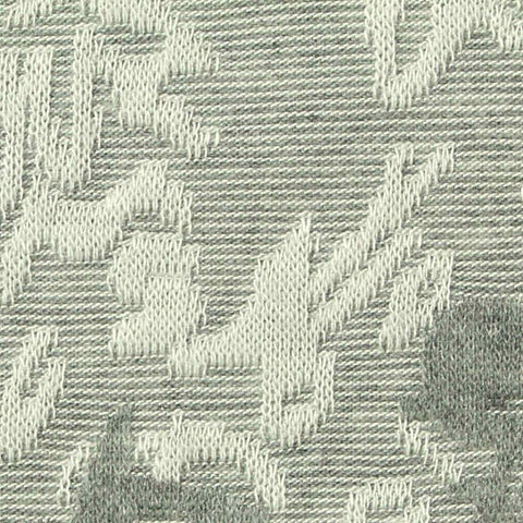 Light Grey Floral Pointelle Knit, Viscose-Poly