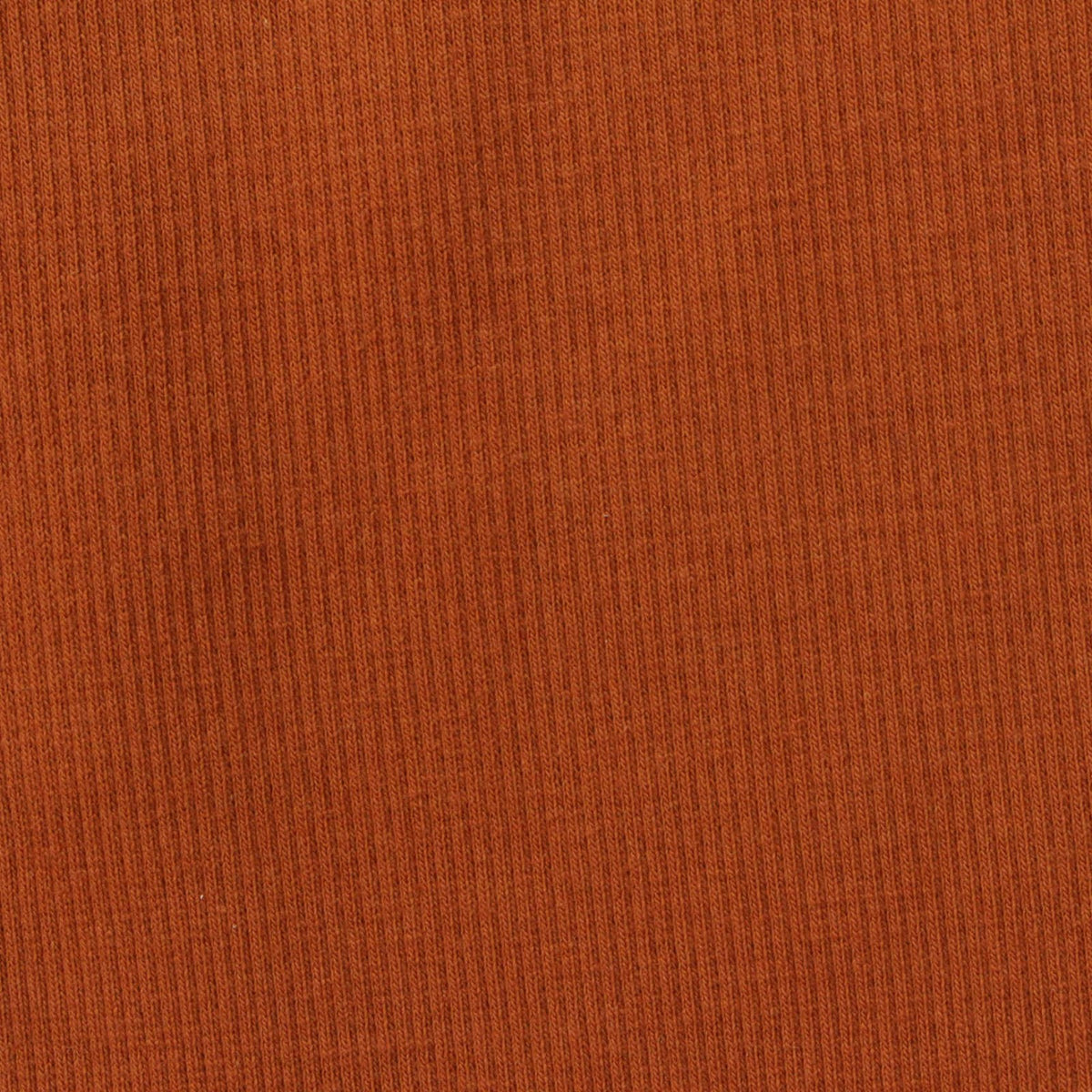Cotton Stretch Rib Knit Fabric, 360 gsm, 115 cm — Orange