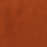 Cotton Stretch Rib Knit Fabric, 360 gsm, 115 cm — Orange