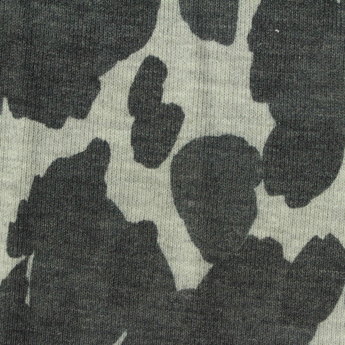 Dark Grey Animal Print Chunky Knit, Poly-Viscose