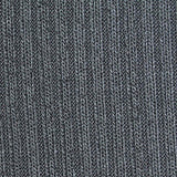 Viscose Polyester Stretch Rib Knit Fabric, 285 gsm, 155 cm — Grey — texture