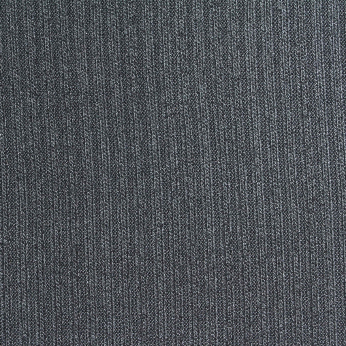 Viscose Polyester Stretch Rib Knit Fabric, 285 gsm, 155 cm — Grey