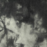 Black Abstract French Terry, Cotton-Poly