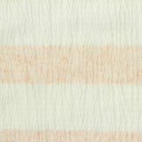 Cream Horizontal-Stripe Crepe, Polyester