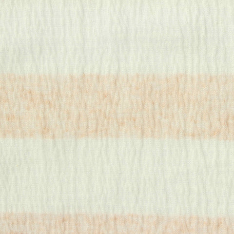 Cream Horizontal-Stripe Crepe, Polyester, 170 gsm, 125 cm, ref EF-264063