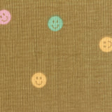 Printed Polyester Stretch Crepe Fabric, 190 gsm, 128 cm — Khaki