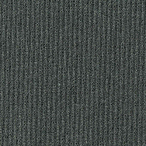 Brushed Polyester Stretch Rib Knit Fabric, 300 gsm, 120 cm — Grey