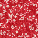 White Leaves Crepe, Polyester — texture