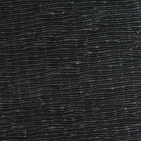 100% Polyester Knit Fabric, 130 gsm, 155 cm — Black