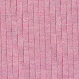 Pink Marl Rib Knit, Viscose — texture