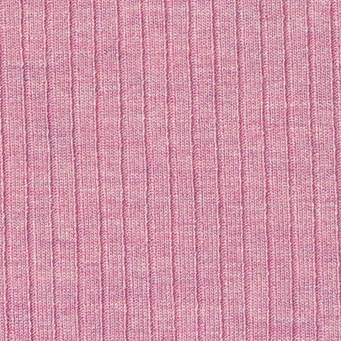 Pink Marl Rib Knit, Viscose