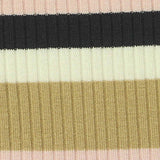 Striped Viscose Stretch Rib Knit Fabric, 250 gsm, 130 cm — Multi — texture
