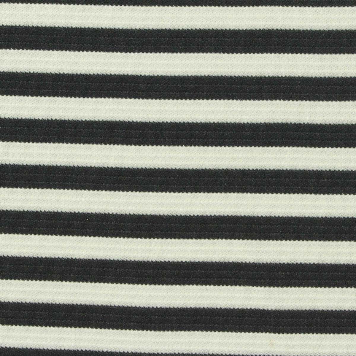Black Stripes Knit, Polyester, 245 gsm