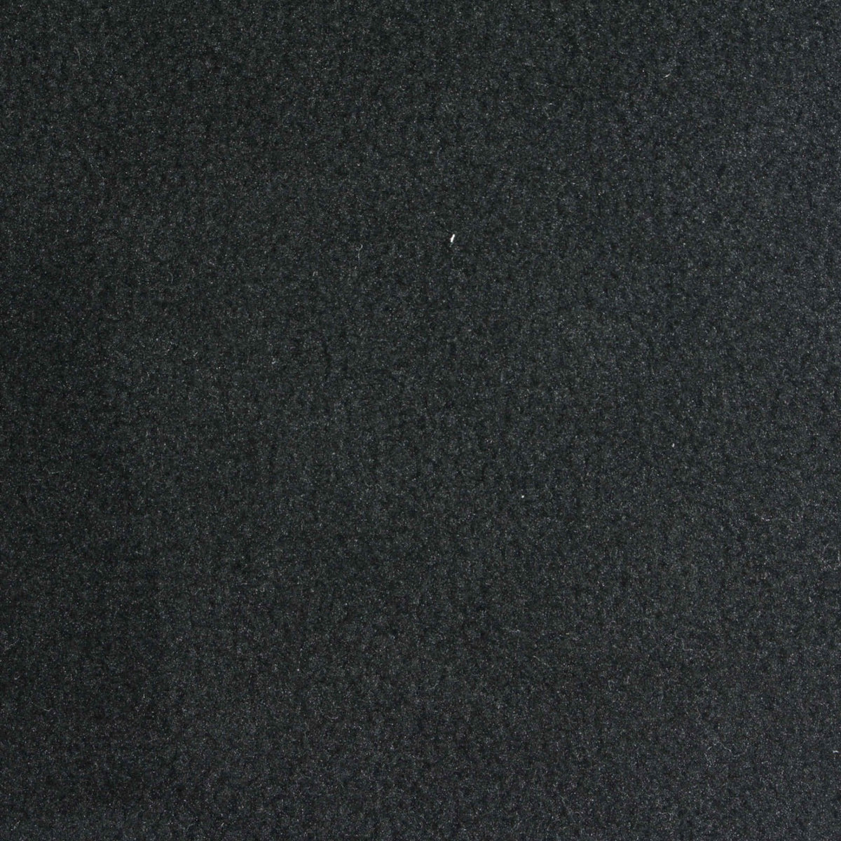 Polyester Cotton Stretch Fleece Fabric, 340 gsm, 165 cm — Black