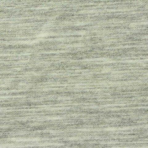 Light Grey Marl Scuba Knit, Cotton-Poly, 280 gsm, 180 cm
