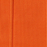 Nylon Stretch Rib Knit Fabric, 345 gsm, 125 cm — Orange — texture