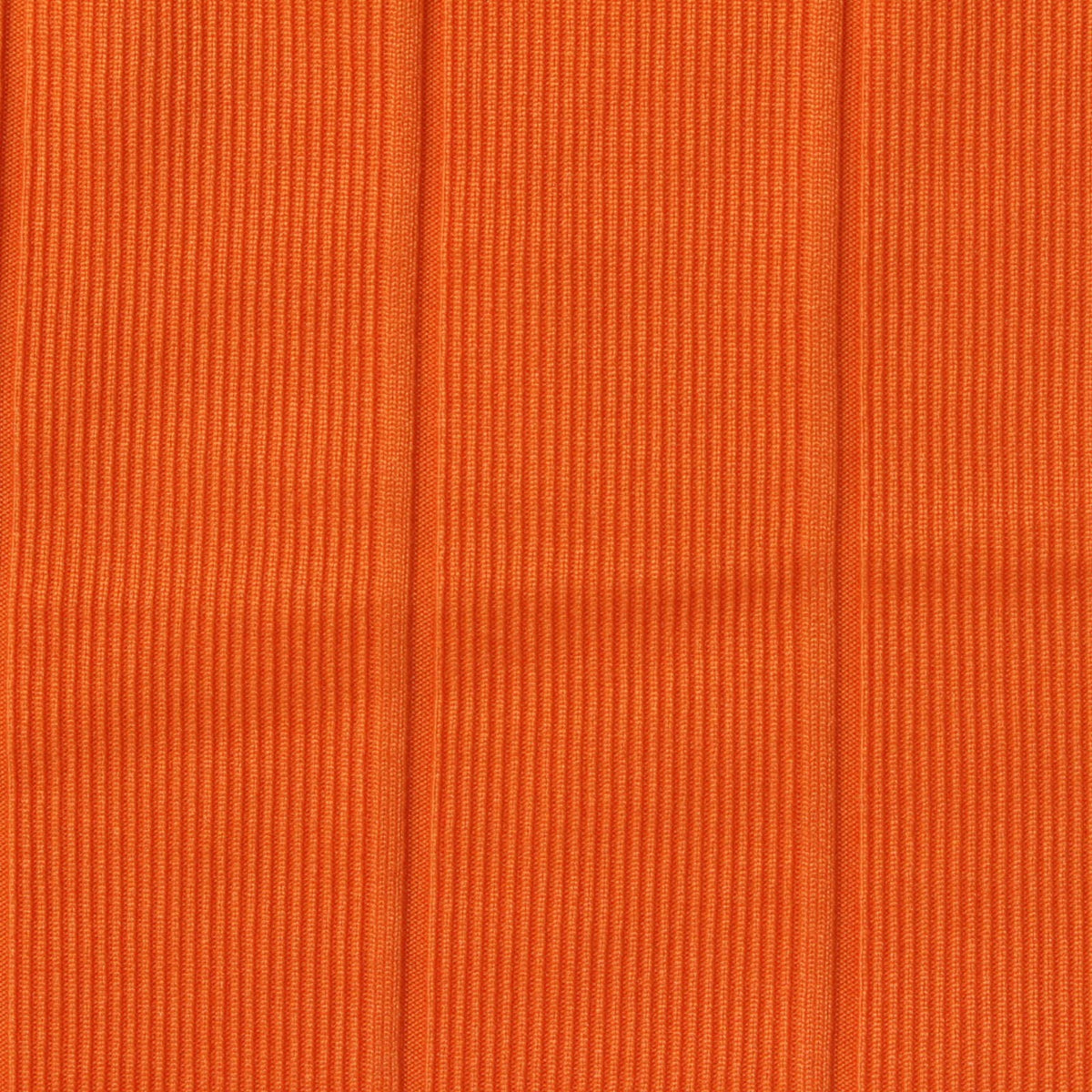 Nylon Stretch Rib Knit Fabric, 345 gsm, 125 cm — Orange