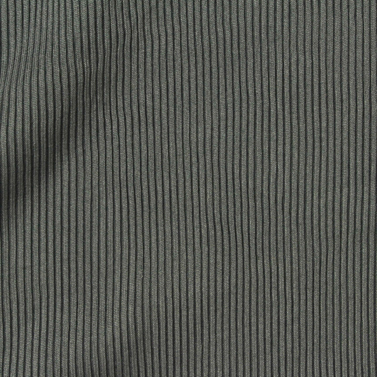 Polyester Stretch Rib Knit Fabric, 230 gsm, 120 cm — Grey