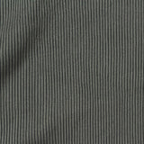 Polyester Stretch Rib Knit Fabric, 230 gsm, 120 cm — Grey