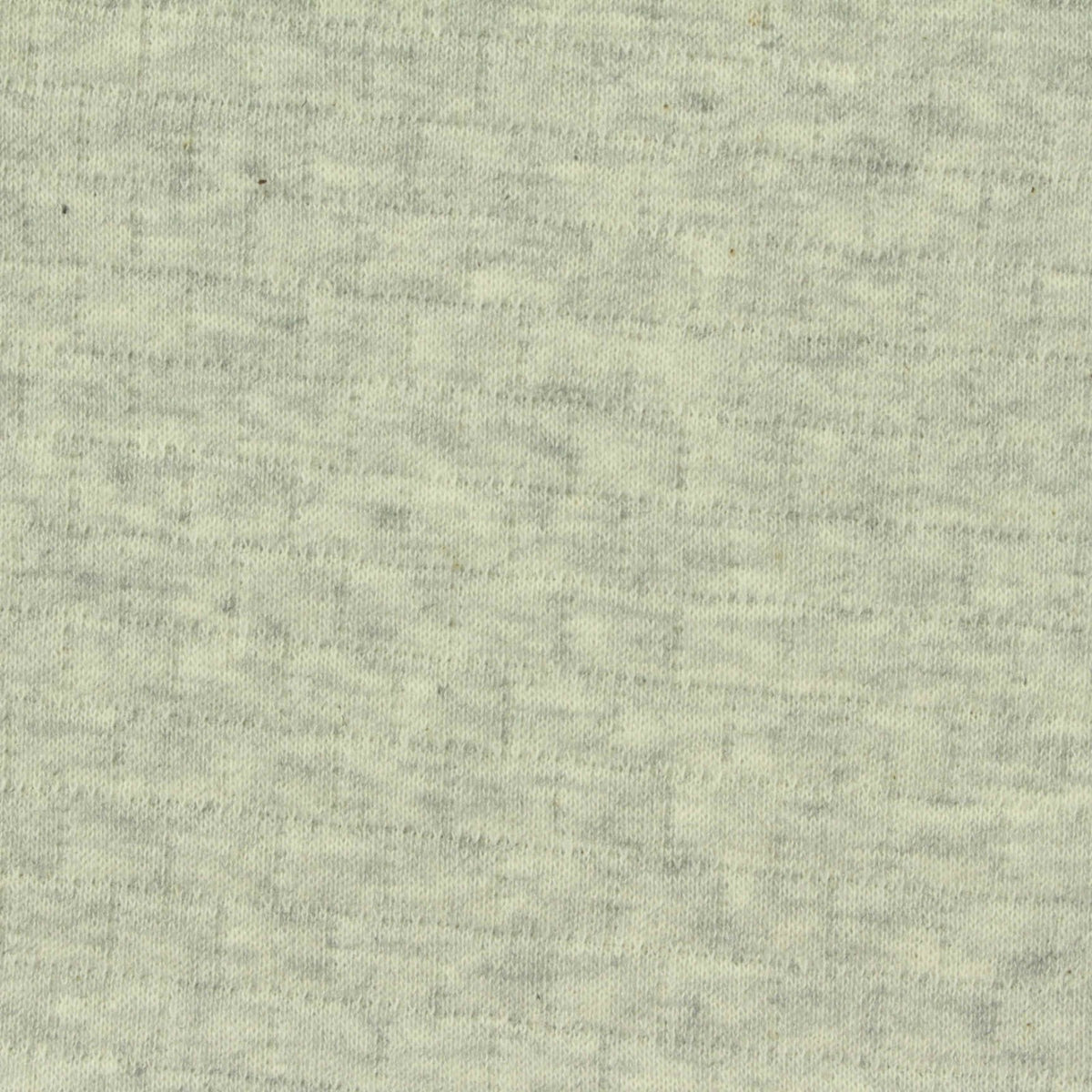 Light Grey Heathered-Marl Jersey Knit, Cotton-Poly