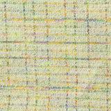 Yellow Subtle-Plaid Bouclé, Poly-Cotton