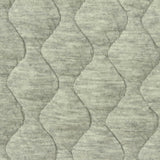 Light Grey Wavy-Diamond Scuba Knit, Poly-Cotton