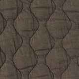 Brown Diamond Rib Knit, Poly-Cotton
