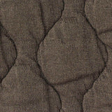 Brown Diamond Rib Knit, Poly-Cotton — texture