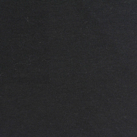 Viscose Stretch Jersey Knit Fabric, 270 gsm, 150 cm — Black, ref EF-264134